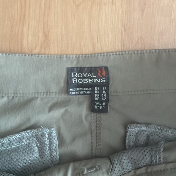 Royal Robbins hiking pants Sz 12 - Picture 4 of 11